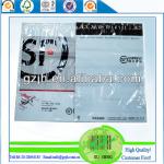 PE courier bag, clear document pouch, changeable barcode, self seal flap