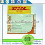 water-proof plastic envelope printing, self adhesive flap, DHL