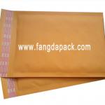 Golden kraft bubble envelope