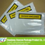 Invoice Enclosed envelopes