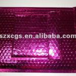 Hot Pink Glossy Metallic Bubble Padded Mailer/envelope in Customized size