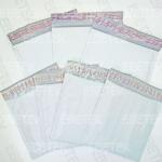 White Poly bubble mailer with printing;customer poly bubble mailer