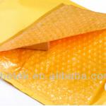 Light weight kraft bubble padded envelope for shipping and mailing