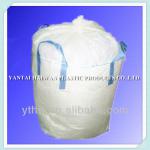 PP white Food grade jumbo bag with PE sleeve liner/ bulk bag with cross conner loops/big bag with full open top flat bottom