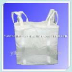 PP white tubular big bag with full spout and flat bottom/PP woven bulk bag with