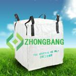 white color high quality big bag with black cross corner loop