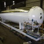 LPG TANK SKID MOUNTED