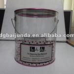 Transparent cylinder container