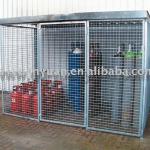 zinc plated gas cylinder cage