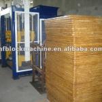 Bamboo pallet for block making machine