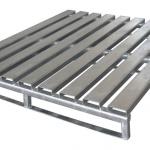 Galvanized wire basket metal stackable pallet