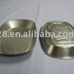 rectangle serving tin tray