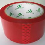 Red packing tape