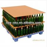Recyclable corrugated plastic separator sheet