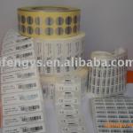 Cheap Barcode Security Labels, logo, tag