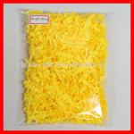 eco-friendly yellow shredded paper