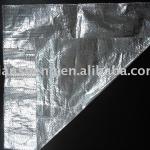 woven fabric with both sides aluminum foil