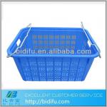 nestable and stackable plastic crate