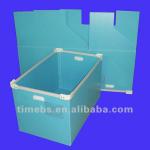 Corrugated plastic crates