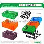 supermarket collapsible plastic foldable vegetable crate