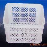 product injection moulded white dairy crate