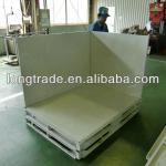 Steelpallet Container,Conteneur de palettes en acier, contenant plie pour le transport