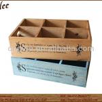 Beautiful design handmade wooden crate with handle
