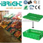 collapsible plastic crates for fruits and vegetable