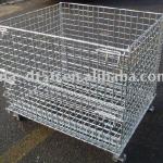 ISO9001 Foldable Galvanized Pallet Cage