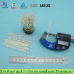 white swab paper sticks