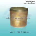 oval retiary tin holder