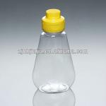 Food Grade Squeezable Plastic Bottles For 280g Honey With Silicon Valve