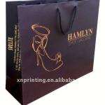 excellent purple color paper bag for shoe