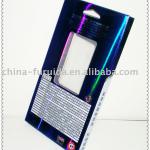 paper battery packaging with pvc window