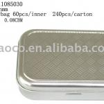 metal cigarette case, embossed lid,metallic