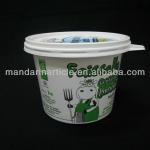 1000ml ice cream container with lid disposable plastic ice cream cup printing icecream container MA145-1000