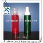 100ml PET Cylinder Bottle with Mist Spray for Liquid/Spray Bottle A261