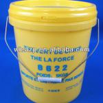 13L/3 gallon plastic pail with silk screen 13Litre