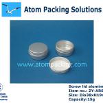 15g screw lid aluminum cream jar ZY-AR015-02