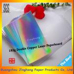 182g Holographic Laser Metallic Paper/Fresh laser card F7-32-027