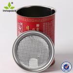 1L Colored small round tea caddy manufacturer for sale
