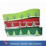 2013 Christmas gift packaging ribbon printed grosgrain ribbon