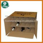 2013 HOT corrugated wine boxes HLE-01