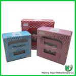 2013 PVC Window Paper Cake Box with Handle NWH1302140151