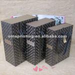 2014 Christmas paper gift boxes with handle OMA-P02032