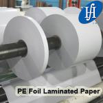 2014 New Product PE Foil Laminated Paper art paper/pe/ al/ pe