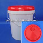 20L plastic bucket for paint with metal handle and lid 20Litre