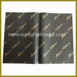 28gsm gold logo custom tissue gift wrap paper SL-1312040