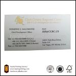 300gsm coated paper or art paper of name card printing with standard size HH-GC00103