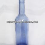 500ml and 750ml light blue glass bottle for wine F-01624